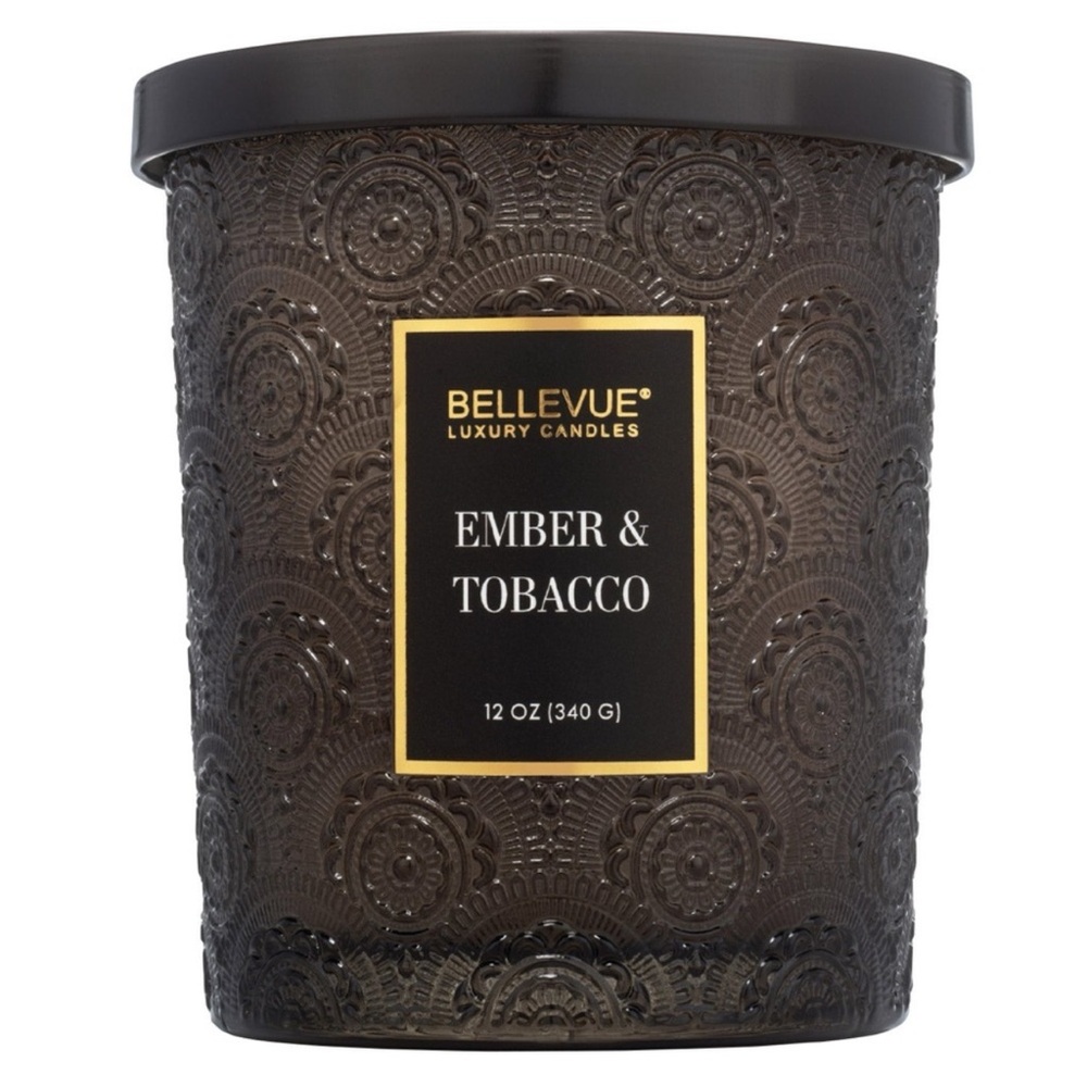 NWT Bellevue Luxury Candle Ember & Tobacco